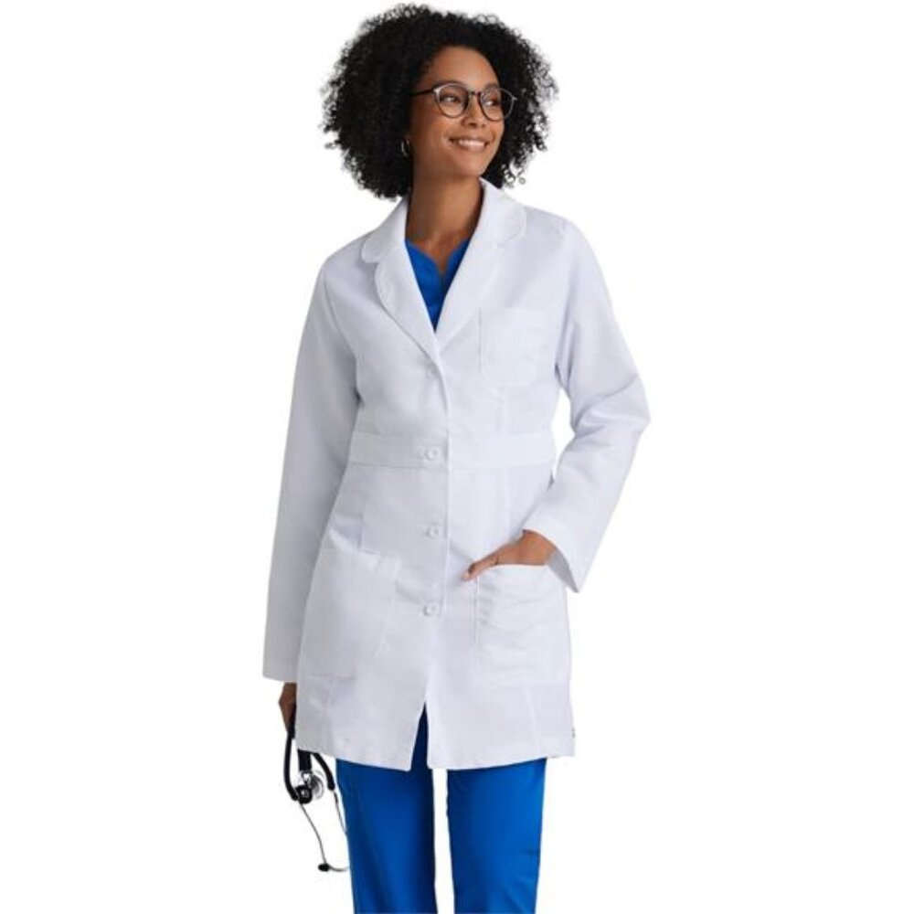 Lab Coat for Women â€“ Professional Full Length, Long Sleeve